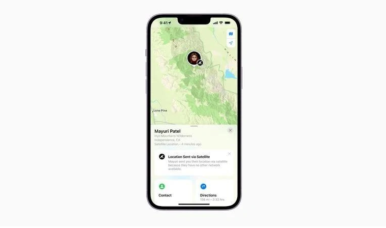 清原苹果14维修分享iPhone14系列中 FindMy功能通过卫星分享位置方法教程 